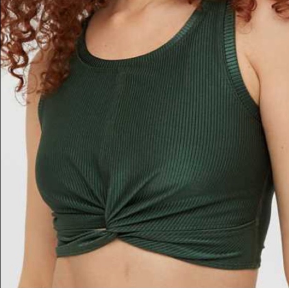 Aerie Offline Cross-Front Crop top